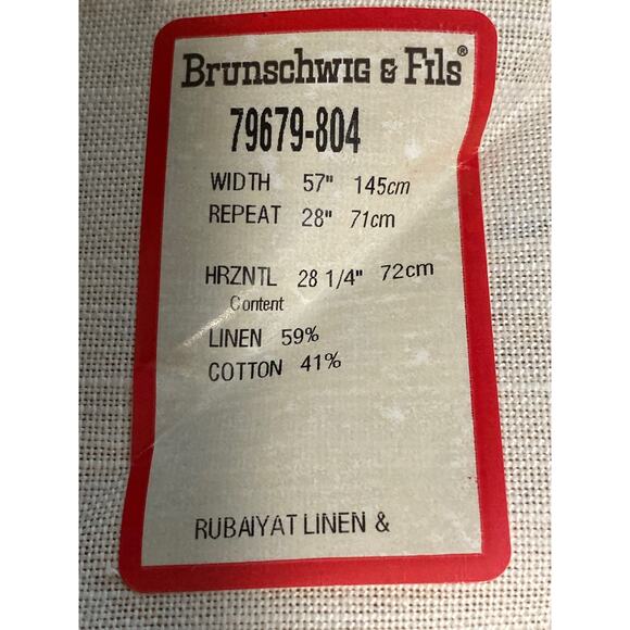 Brunschwig&Fils Rubaiyat fabric Safavid courtiers leading Georgian vintage29x36 - Picture 5 of 5